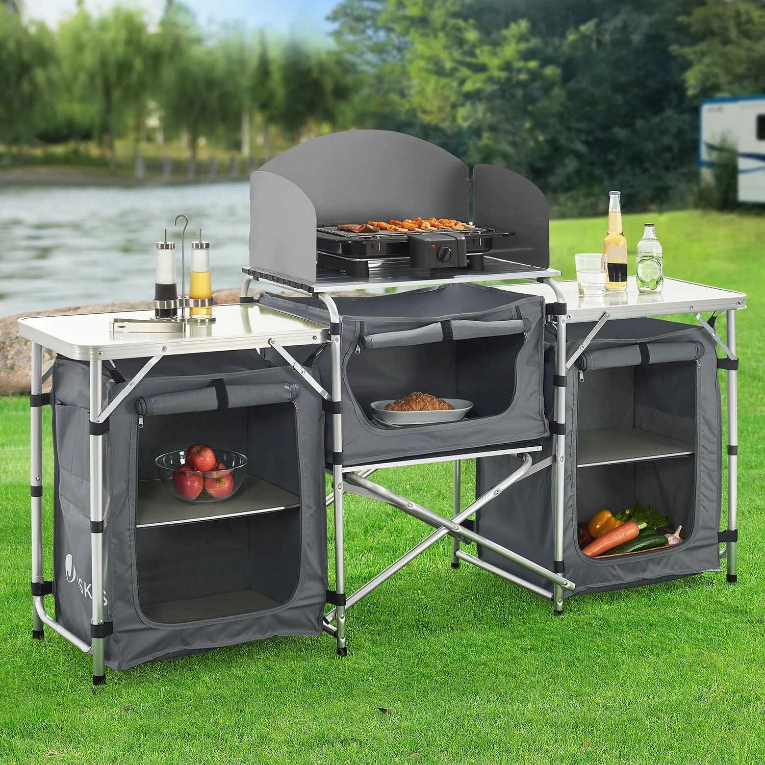 Große Campingküche faltbar Garda - Image 12